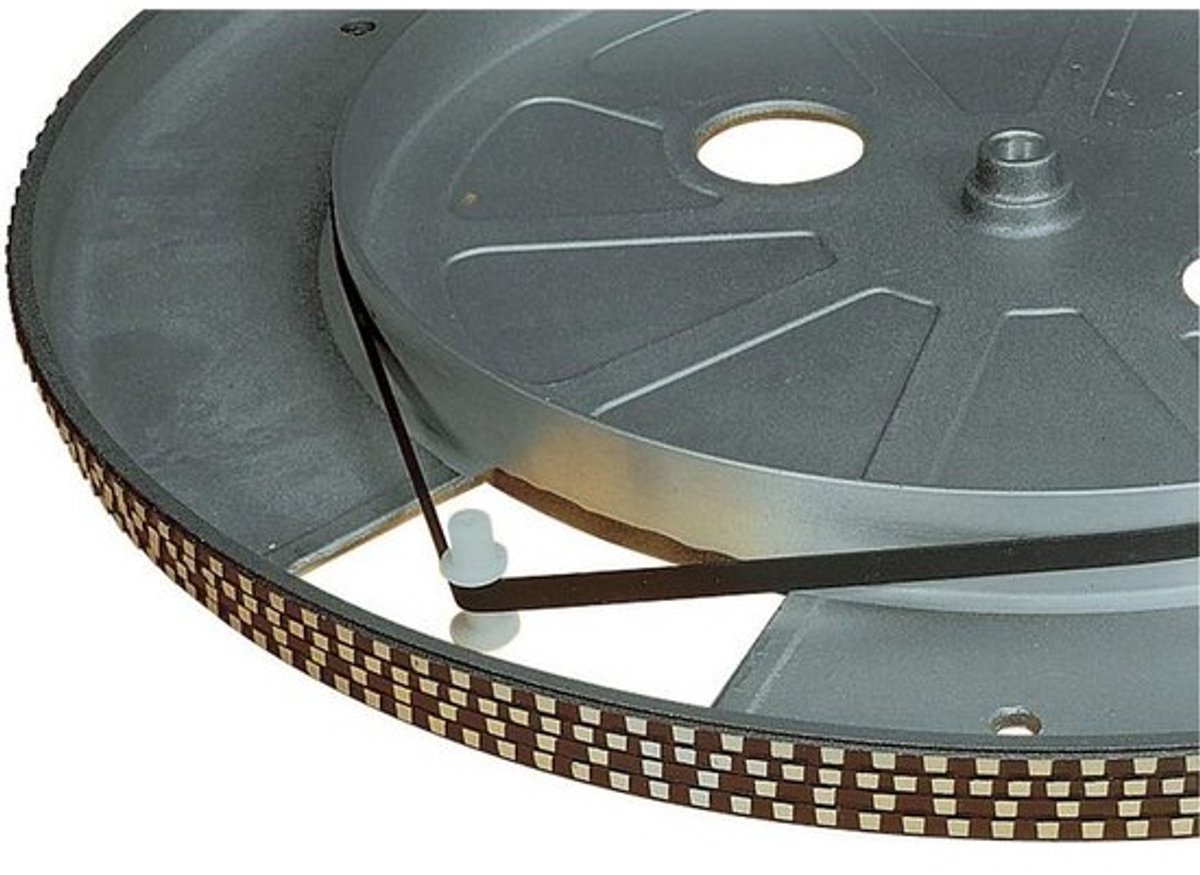 Draaitafel Aandrijfriem Platenspeler Rubber Vervanging 172mm Zwart