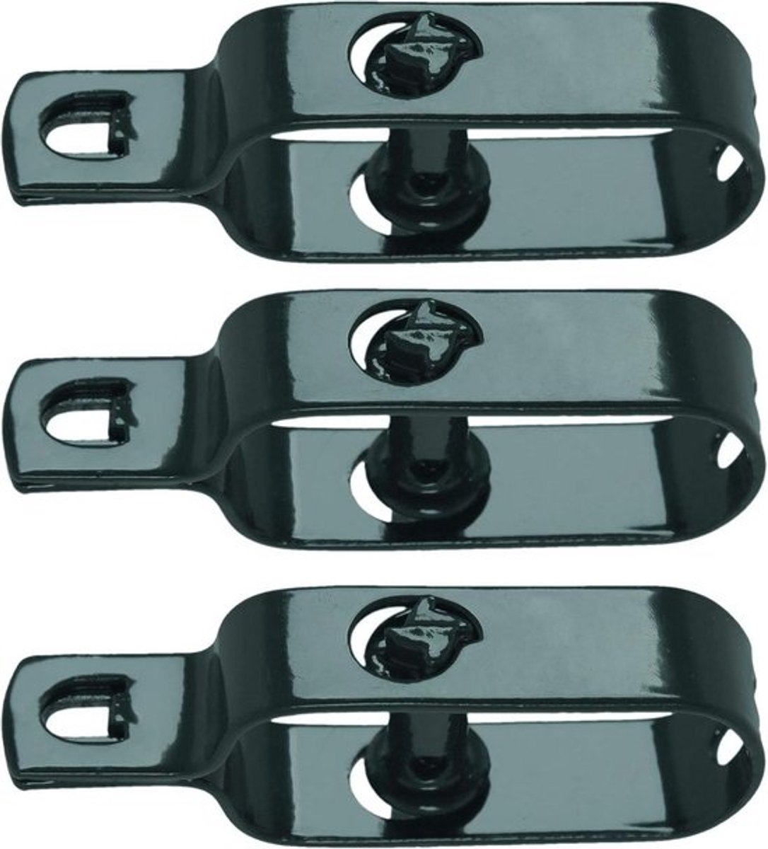 Montagetoebehoren Omheining - Hekwerk Accessoires Set - Omheining Plaatsen - UV- en Vorstbestendig - 34 mm Diameter - Groen