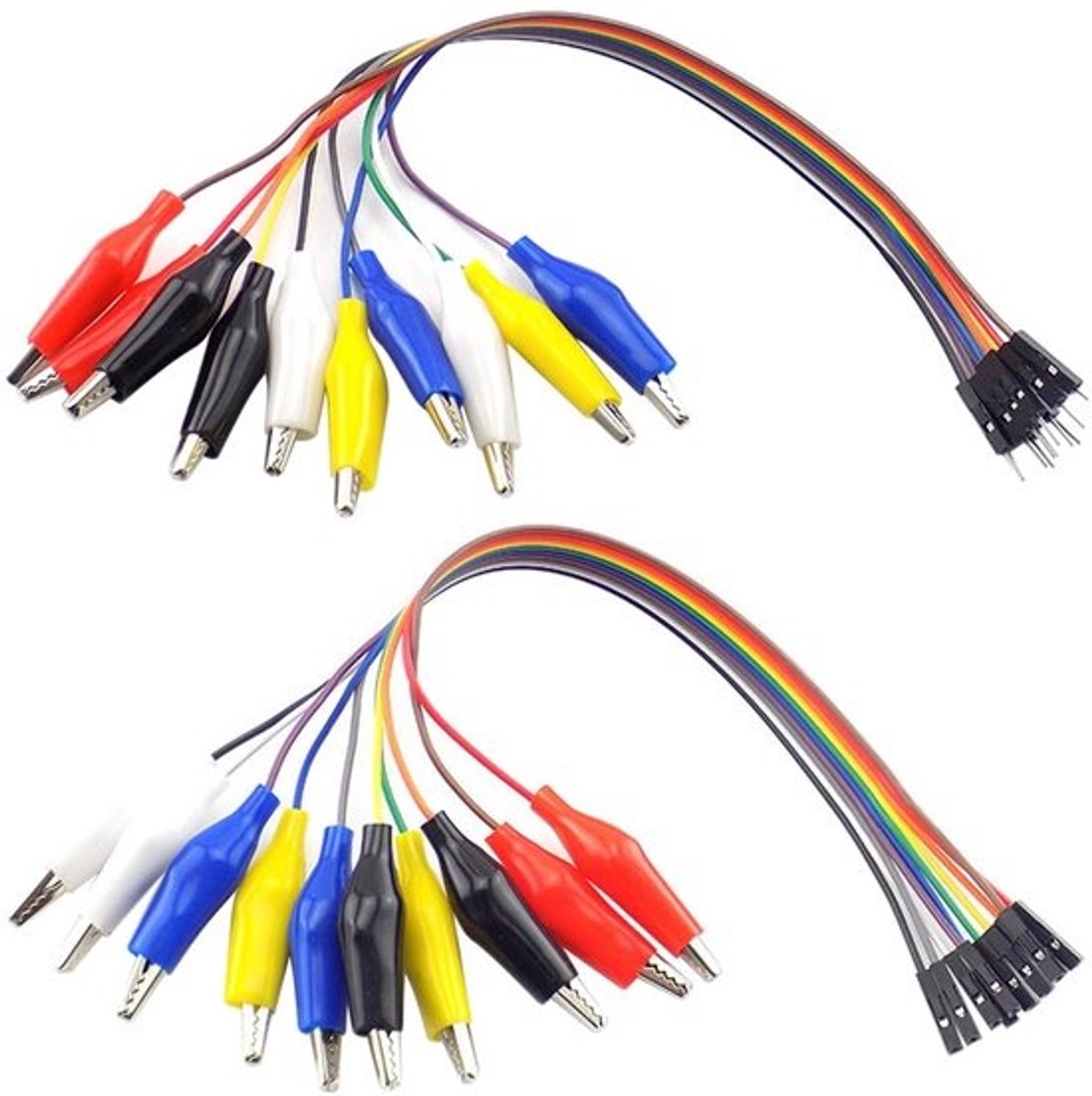 Set van 10 Kroonsteentjes met Dupont Draad voor Elektronische Experimenten