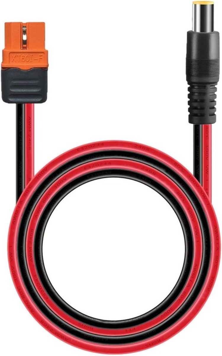 Verlengkabel DC7909 naar XT60i voor Zonnepanelen en Powerstations 1,5m