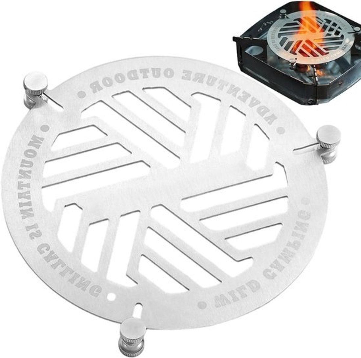 Stoommandje Pan - Grillplaat RVS - Koken en Grillen - Robuust Roestvrij Staal - 155 cm - Zilverkleurig