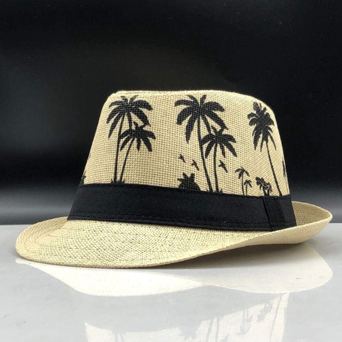Zonnehoed van stro voor heren Zomer Zoete strohoeden Strandhoed Zonnehoeden , beige wit