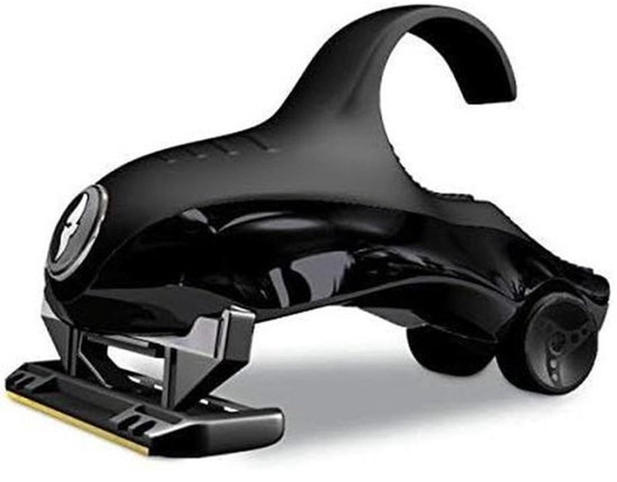 Hoofd Scheerapparaat - Hoofdtrimmer Scheermes - Hoofd Gezicht Scheren - Rubberen Wielen Rechte Slag - S4 Model - Zwart