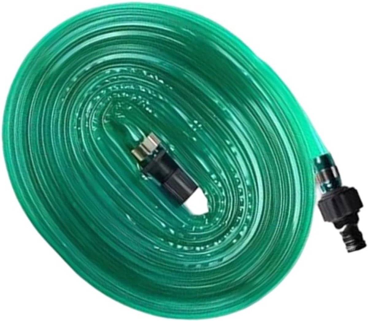 Sproeier Soaker-slang, 7,5 m, 10 m, 15 m PVC platte sproeier soaker-slang voor tuin, bloemen, bedden, groente, struikboomtuin (10 m)