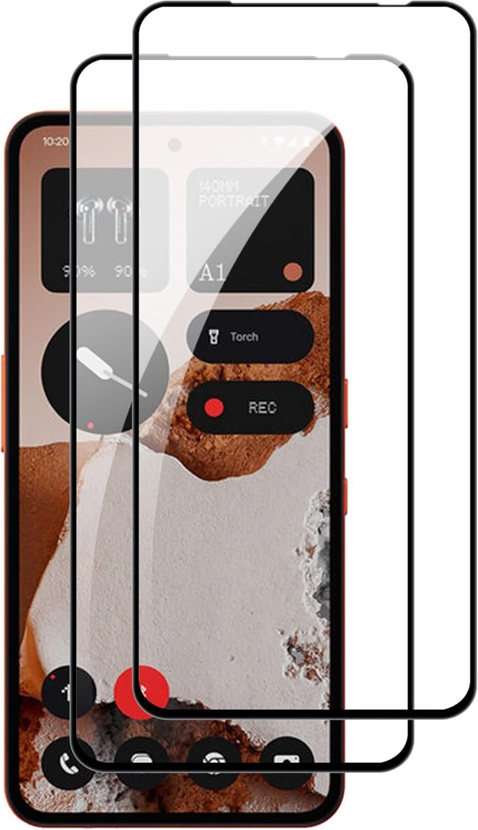 Screen Protector Tempered Glass voor Nothing Phone 3A - 9H Hardheid - Krasbestendig - Vingerafdrukbestendig - Luxento