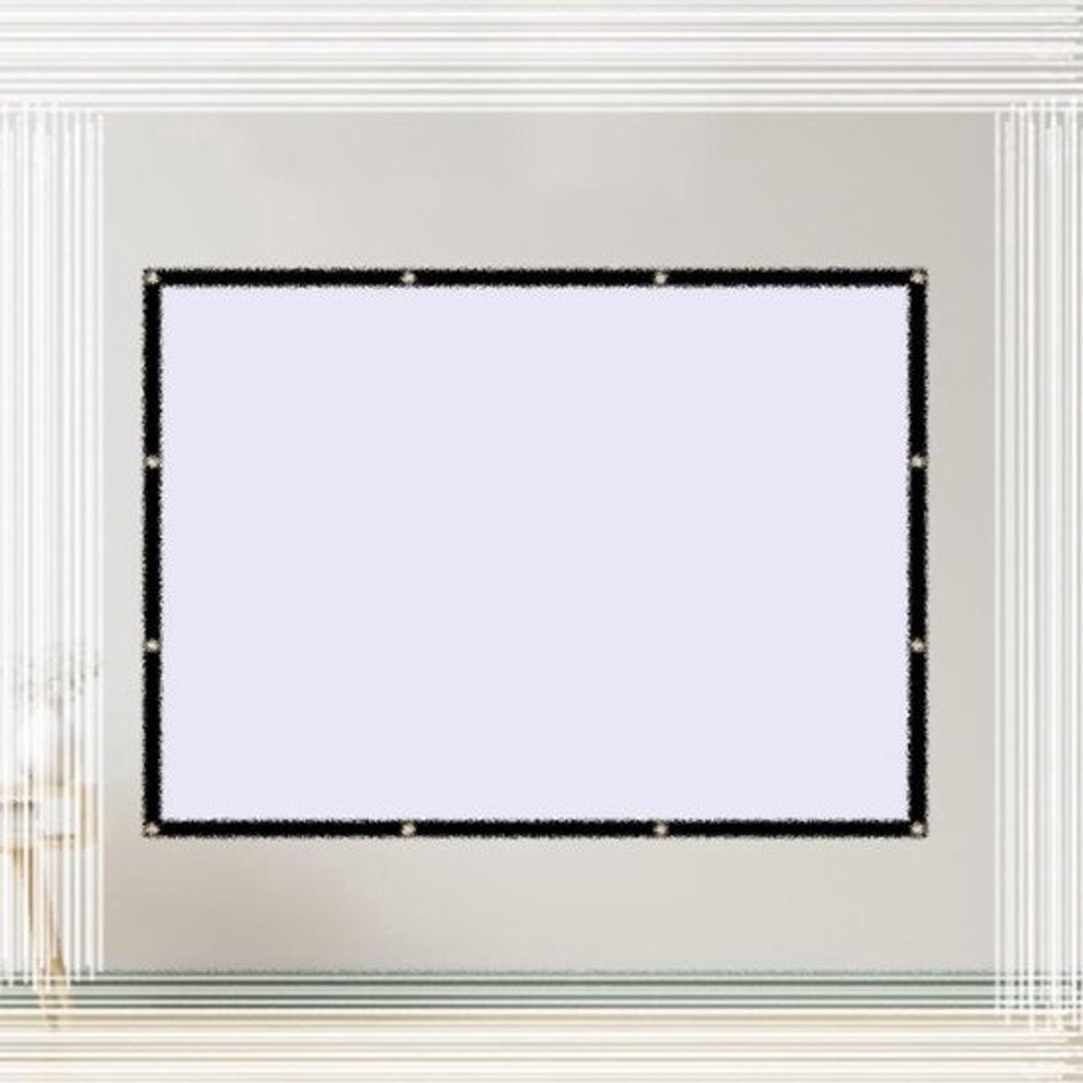 Projectiescherm - Filmscherm - Thuisbioscoop Ervaring - Anti-Kreuk Materiaal - 150 inch - Wit