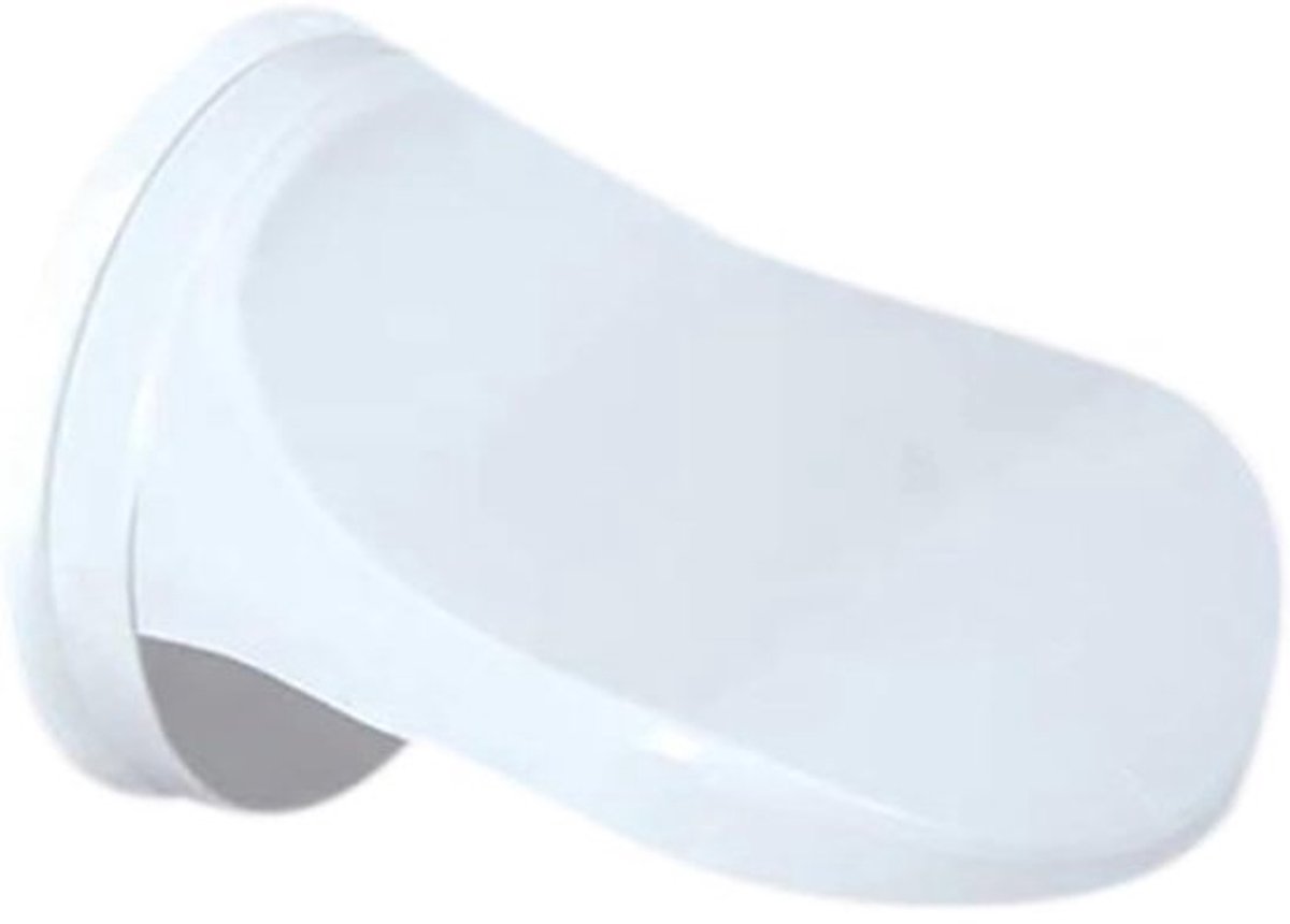 Douche Voetensteun - Schepen Voetenbankje - Persoonlijke Verzorging - Huidvriendelijk PVC - 15.5x11.5cm - Wit