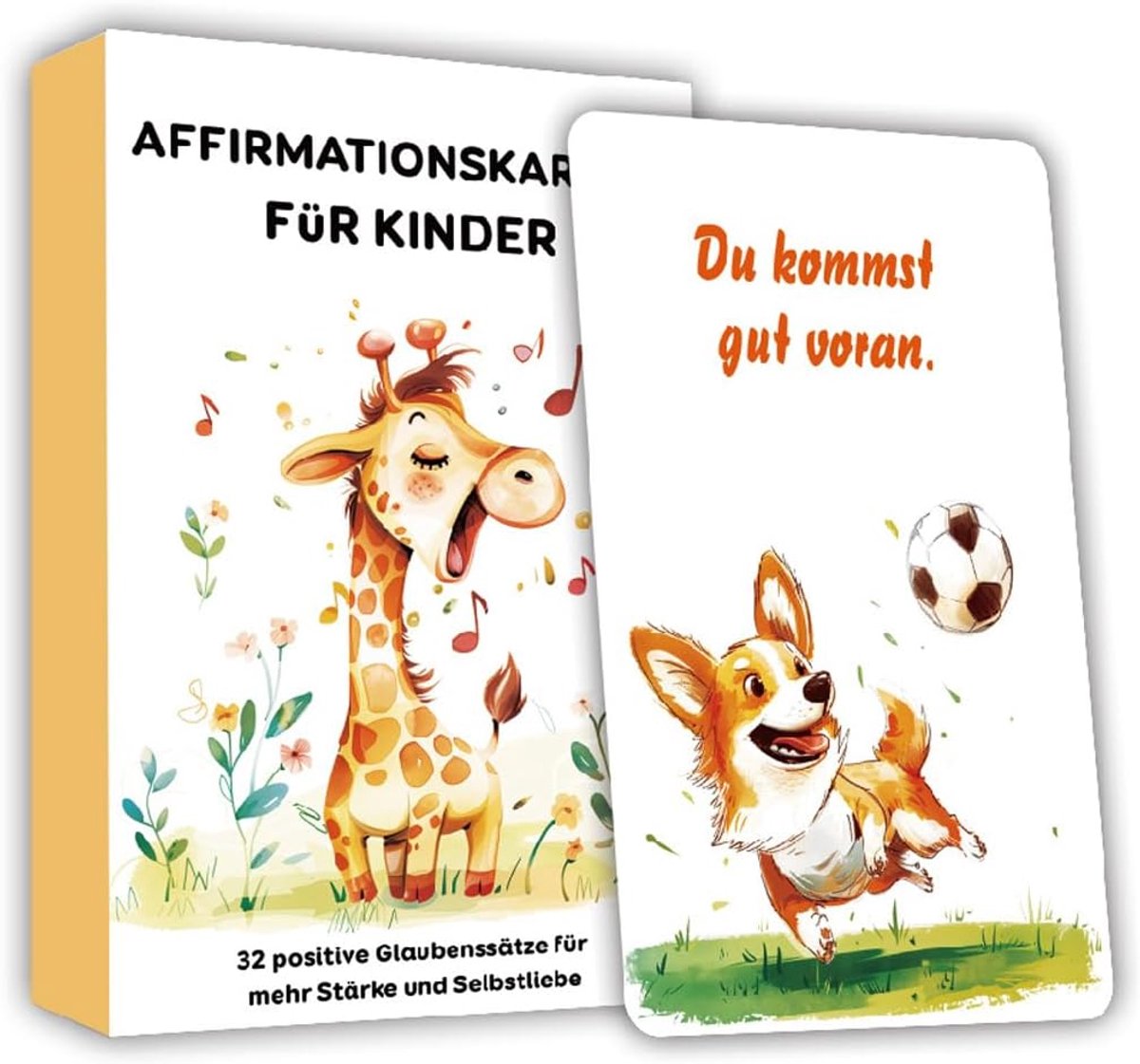 Dailygoods- Affirmatiekaarten 32 Stuks - Mindfulnesskaarten - Aanmoedigingskaarten - Emotionele Verzorging - Zelfvertrouwen - Kinderen - Mindfulness K