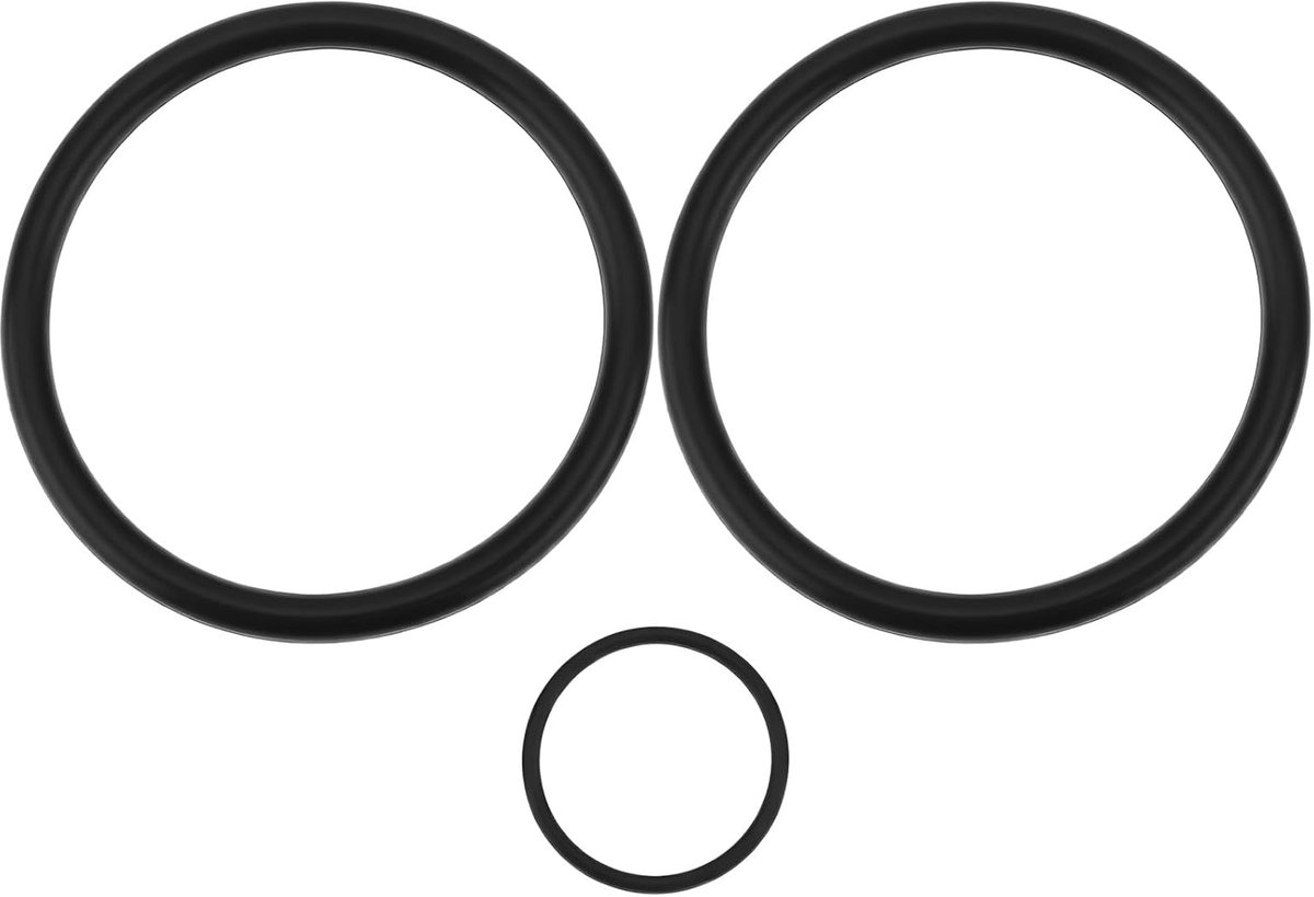 Dailygoods- Slangconnector Complete Kit - 3 Stks O-Ringen - 45x4mm/19x1.5mm - Betrouwbare Afdichting - Hittebestendig Rubber - Eenvoudige Installatie