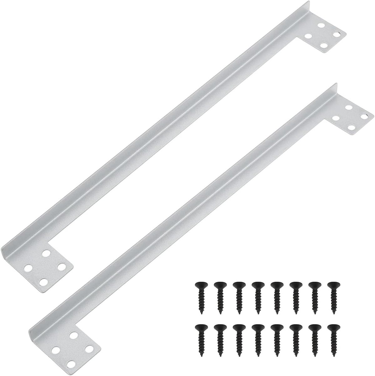 Dailygoods- Deurklink Guard - Beveiliging - RVS - 2 Stuks - 27,9x3,4x0,8cm - Geschikt voor Hotels/Toiletten - Verbeterde Veiligheid - Deurbeschermer