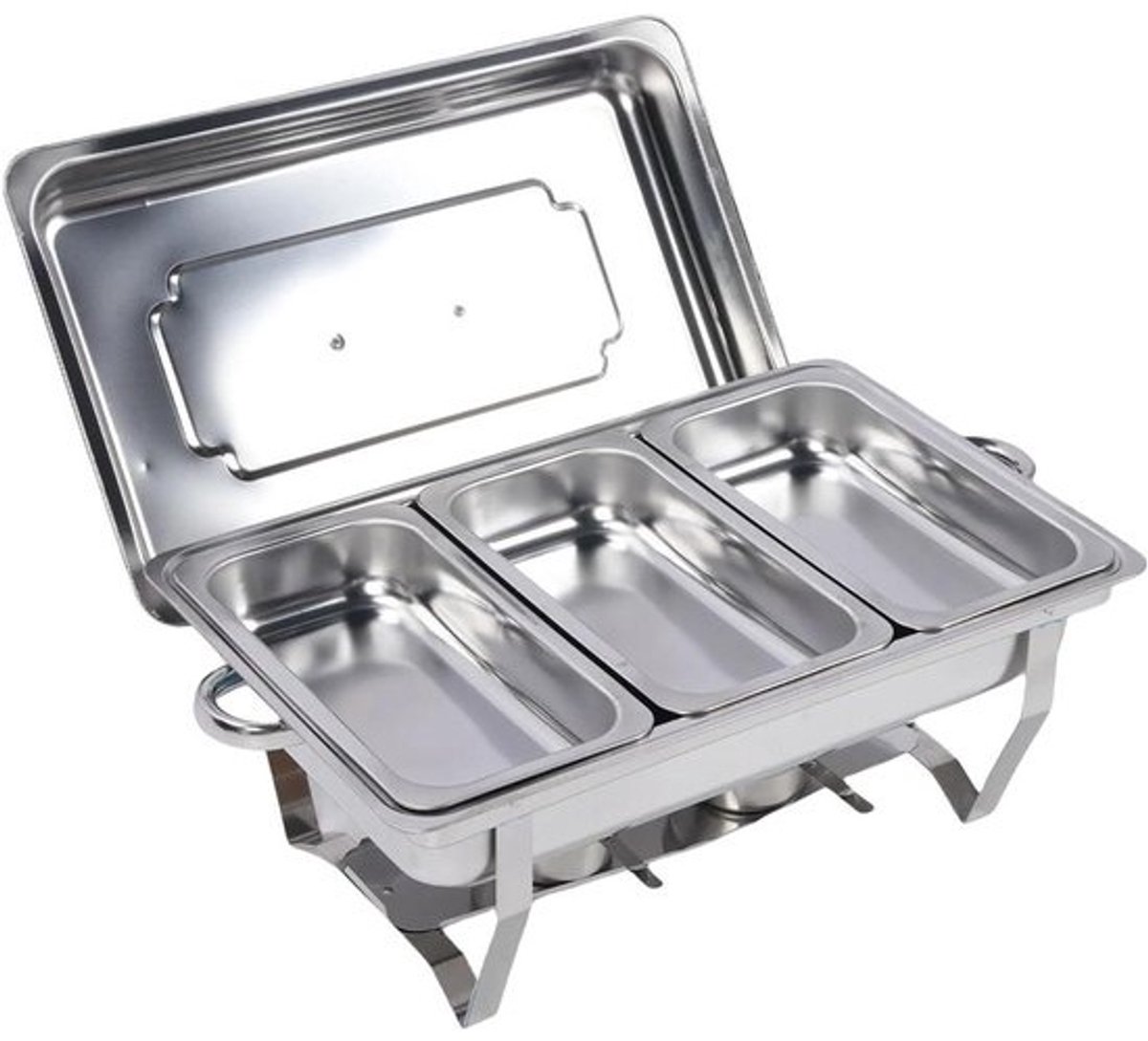 Buffet Chafer Server Warmer RVS Buffet Chafing Dish Set Heat (Kleur 02)