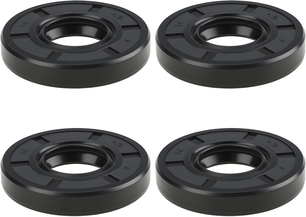 Dailygoods- Lipseal 17x40x7mm - 4 Stuks - Afdichtingskit - Oliebestendig Rubber - Compatibel met MTD/Cub Cadet - Vermindert Slijtage - Afdichtring
