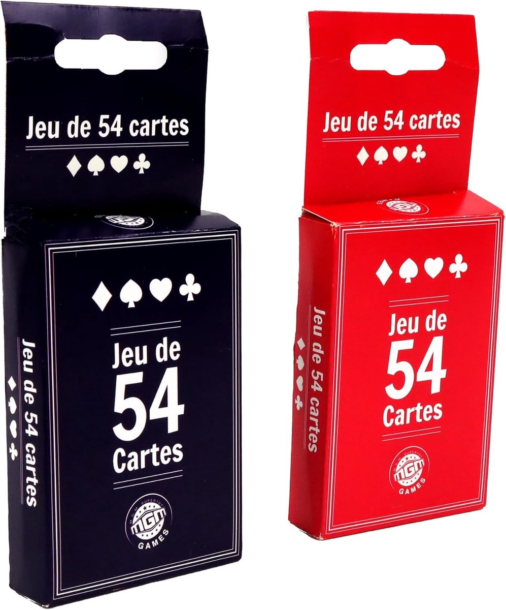 Kaartspel - Willekeurige kleur - 8,5 x 5,5 cm - Karton - Voor 2 tot 6 spelers