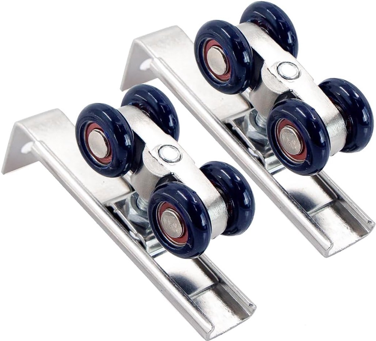 2 STKS Stille Schuifdeur Roller Nylon Katrol Wiel