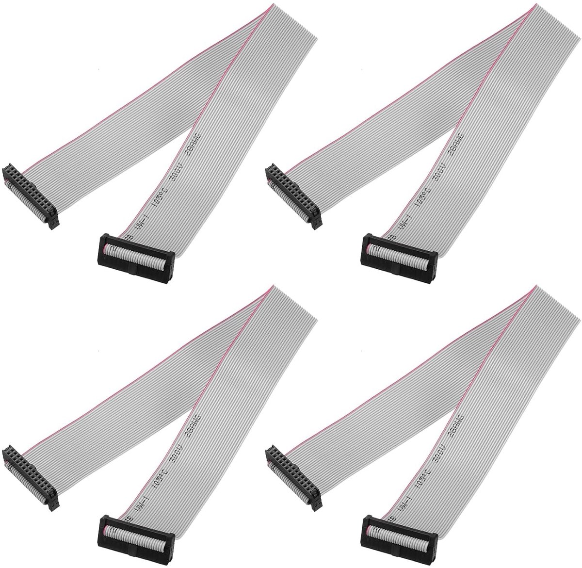 Lintkabel, 2 mm pitch 26 mm breedte 30 cm lengte 26 pin FC naar FC lintconnector, jumperkabel voor pc, led-displays