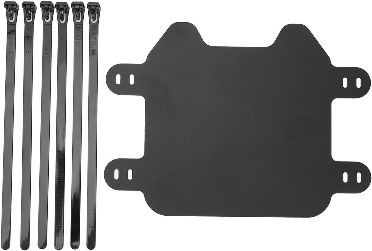 Nummerplaat, Motorfiets Voorste Nummerplaat, Sur Ron Motorfietsplaat voor Surron Light Bee X, ABS Plastic Vervanging, Compatibel met Sur-Ron Light Bee Light S X