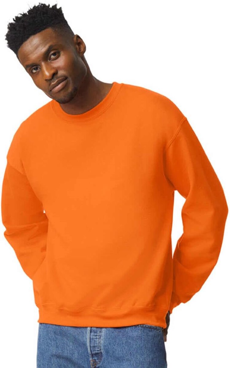 Heavy Blend Crewneck Sweatshirt voor heren, uniseks, katoen met ronde hals in vele kleuren, grote maten, S, M, L, XL, XXL, 4XL, 5XL