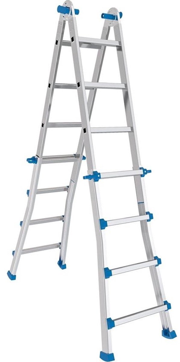 Telescopische ladder - Aluminium Eiffel 4+4 Telescopische ladder