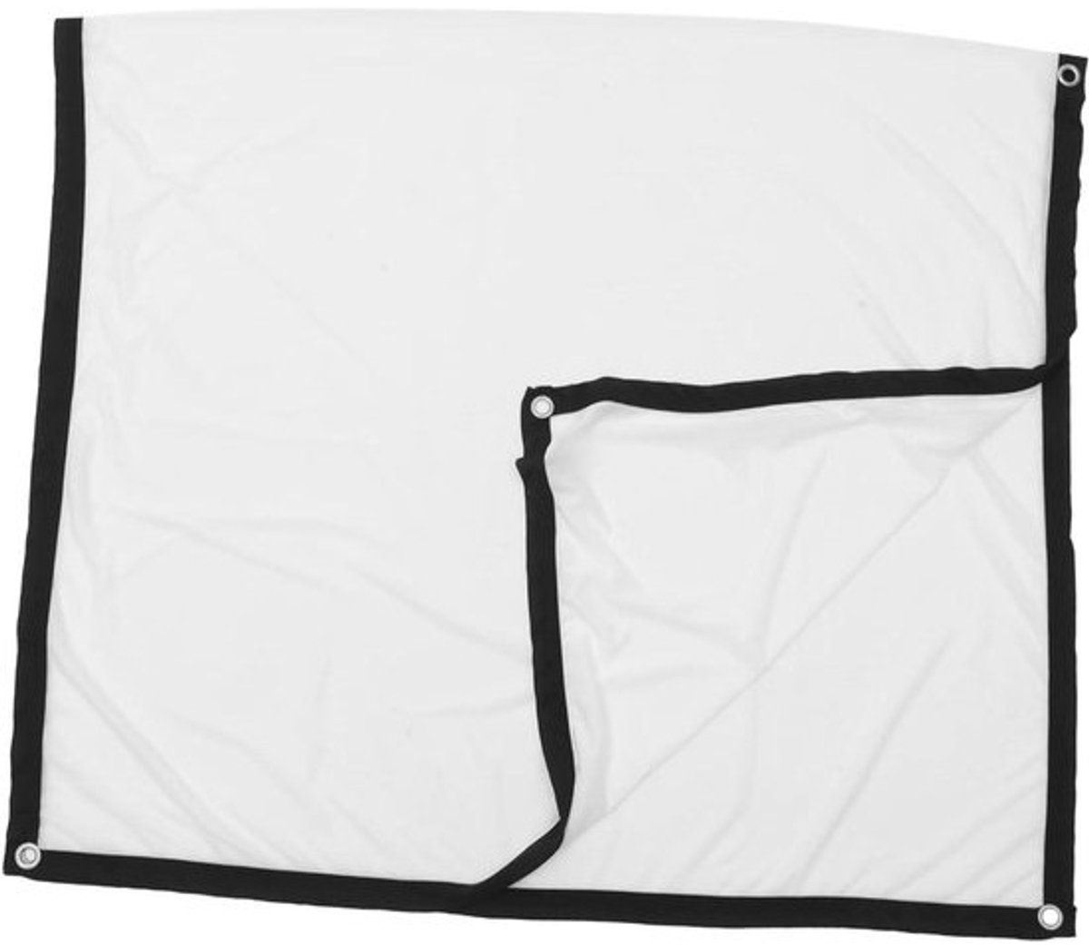 Projectiescherm Vouwbaar - Filmscherm Draagbaar - Filmavonden Thuis - Anti-kreuk Coating - 72 inch - Wit