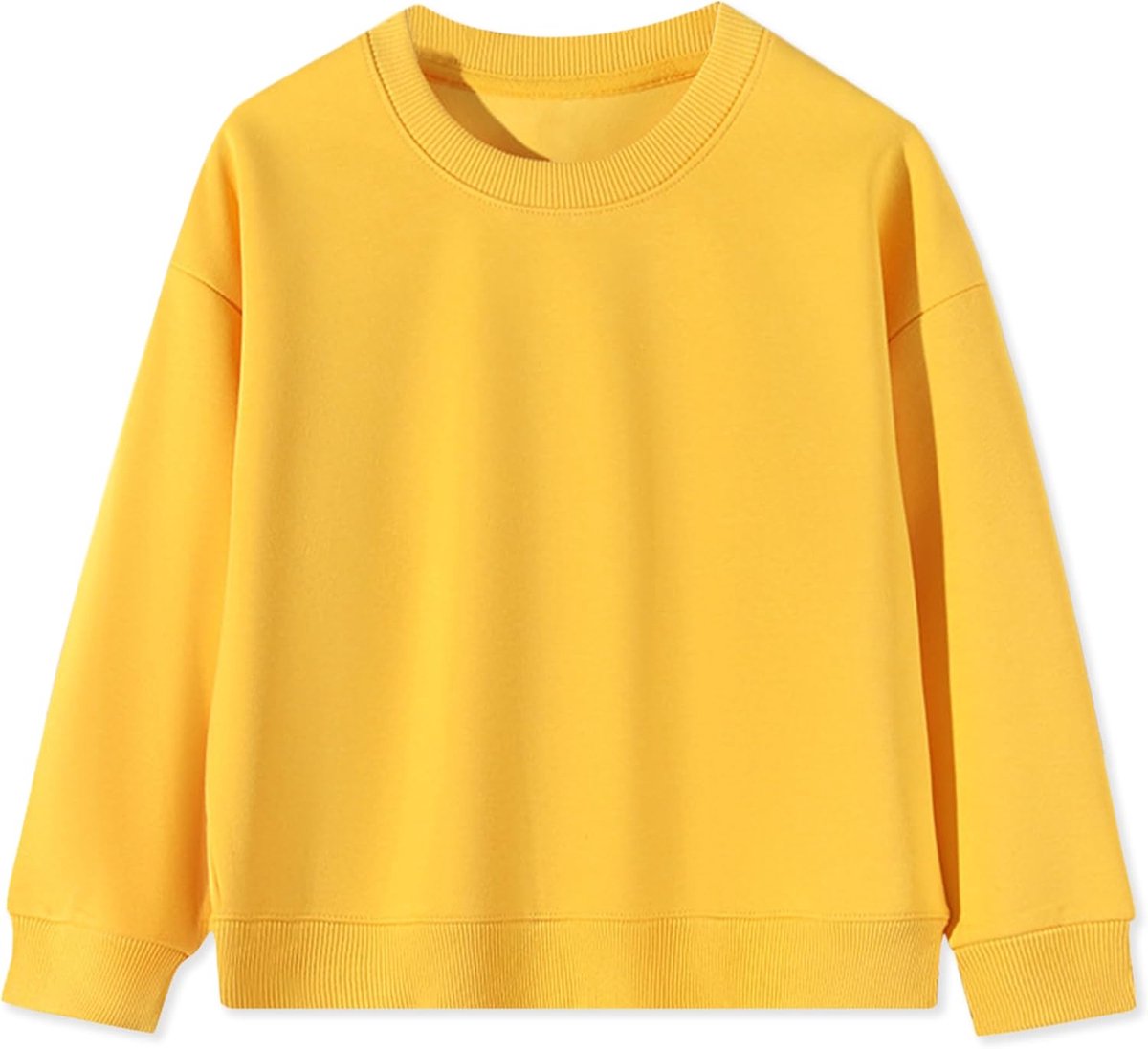 Sweatshirt voor jongens en meisjes, lange mouwen, trui met ronde hals, schooluniform