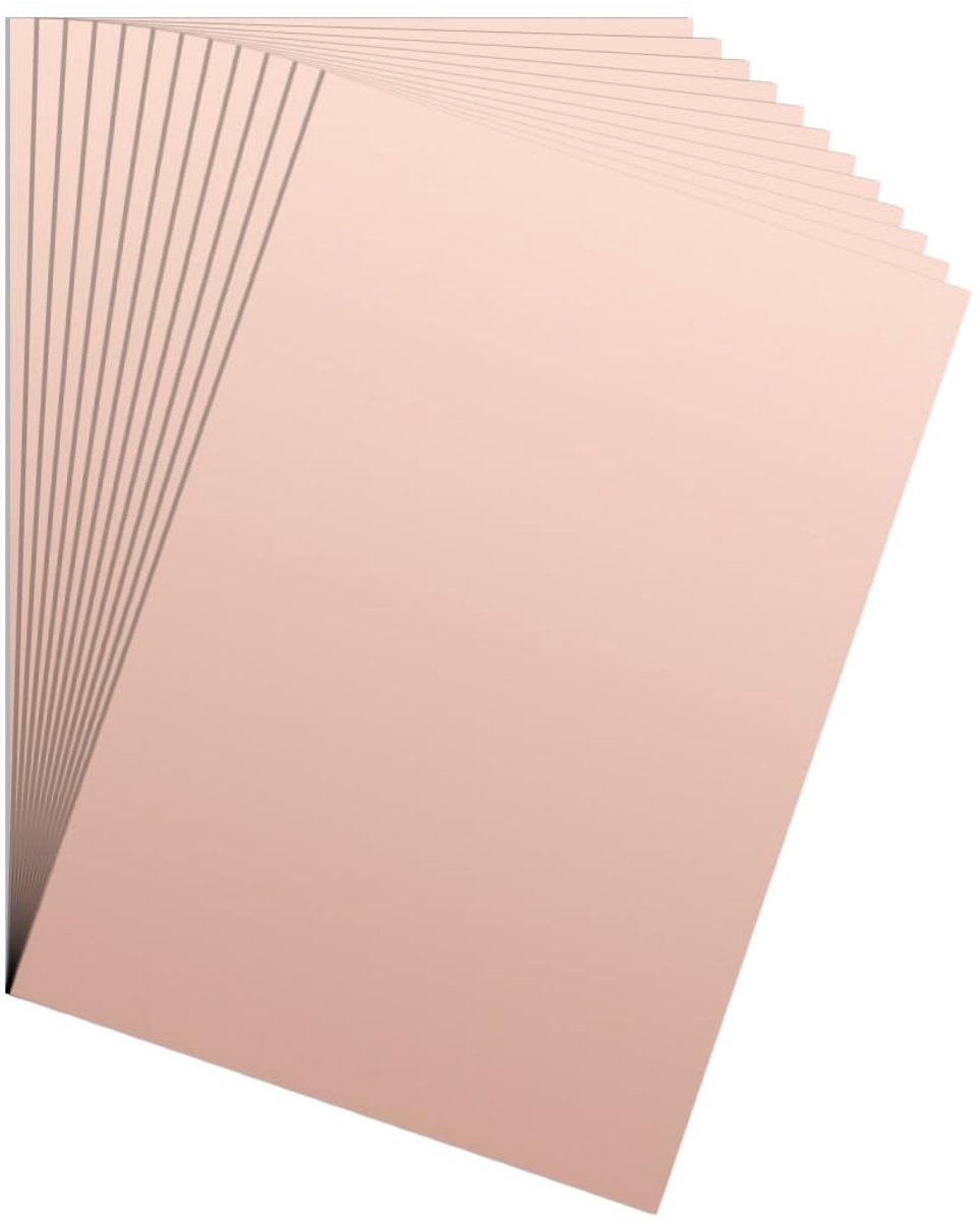 70 x 100 x 1 mm, gelamineerde koperen printplaat, enkelzijdig, PCB, 12 stuks