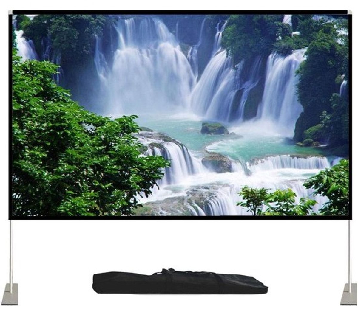 Projectiescherm - Filmscherm - Home Cinema - Kreukvrij HD - 80-120 Inch - Wit