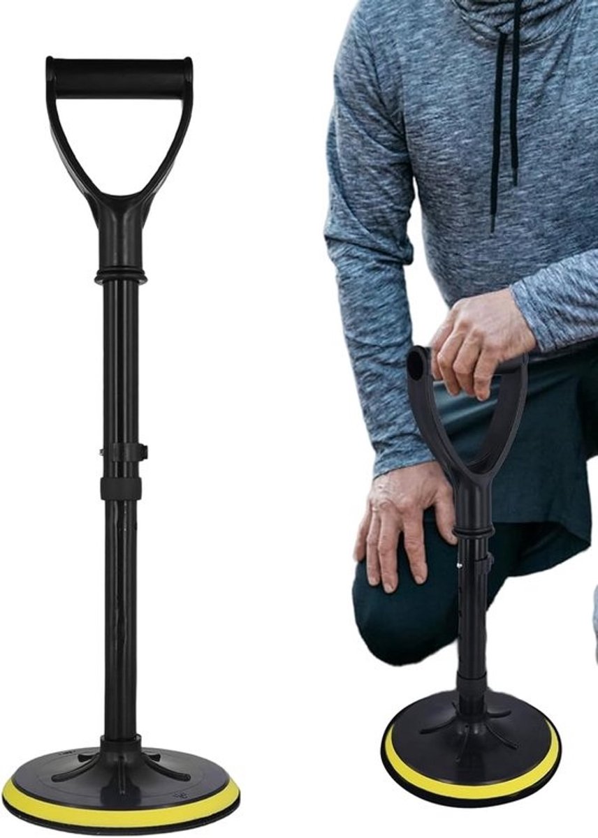 Stahulp - Hulpmiddel opstaan - Dagelijks leven - Verbeterde stabiliteit - 42-52 cm - Zwart