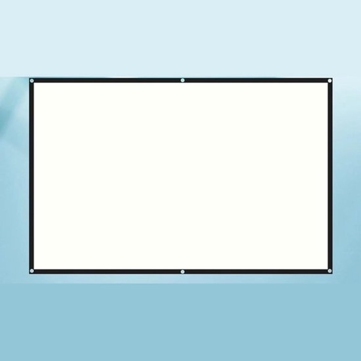 Projectiescherm - Projectorscherm - Thuisbioscoop - Kreukvrij polyester - 60-130 inch - Wit