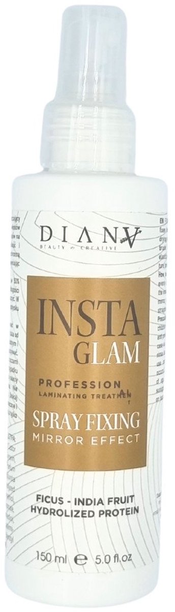 INSTAGLAM homecare Fixing Spray 150 ml haar mirror effect ,geeft glans en voedt het haar