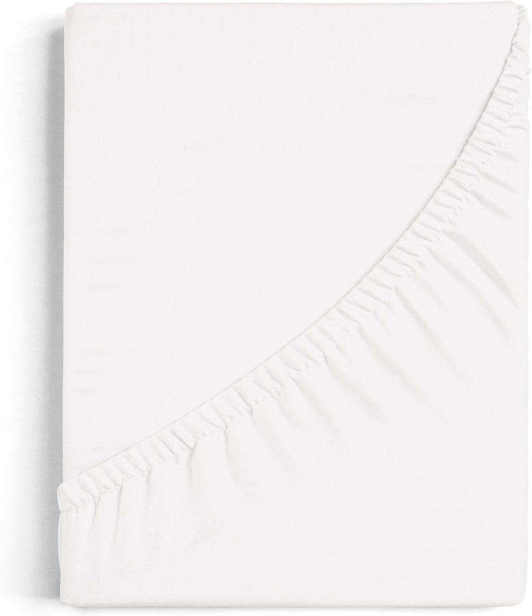 Blanco Hoeslaken, A8, 100% katoen, 135 x 190/200 cm, wit