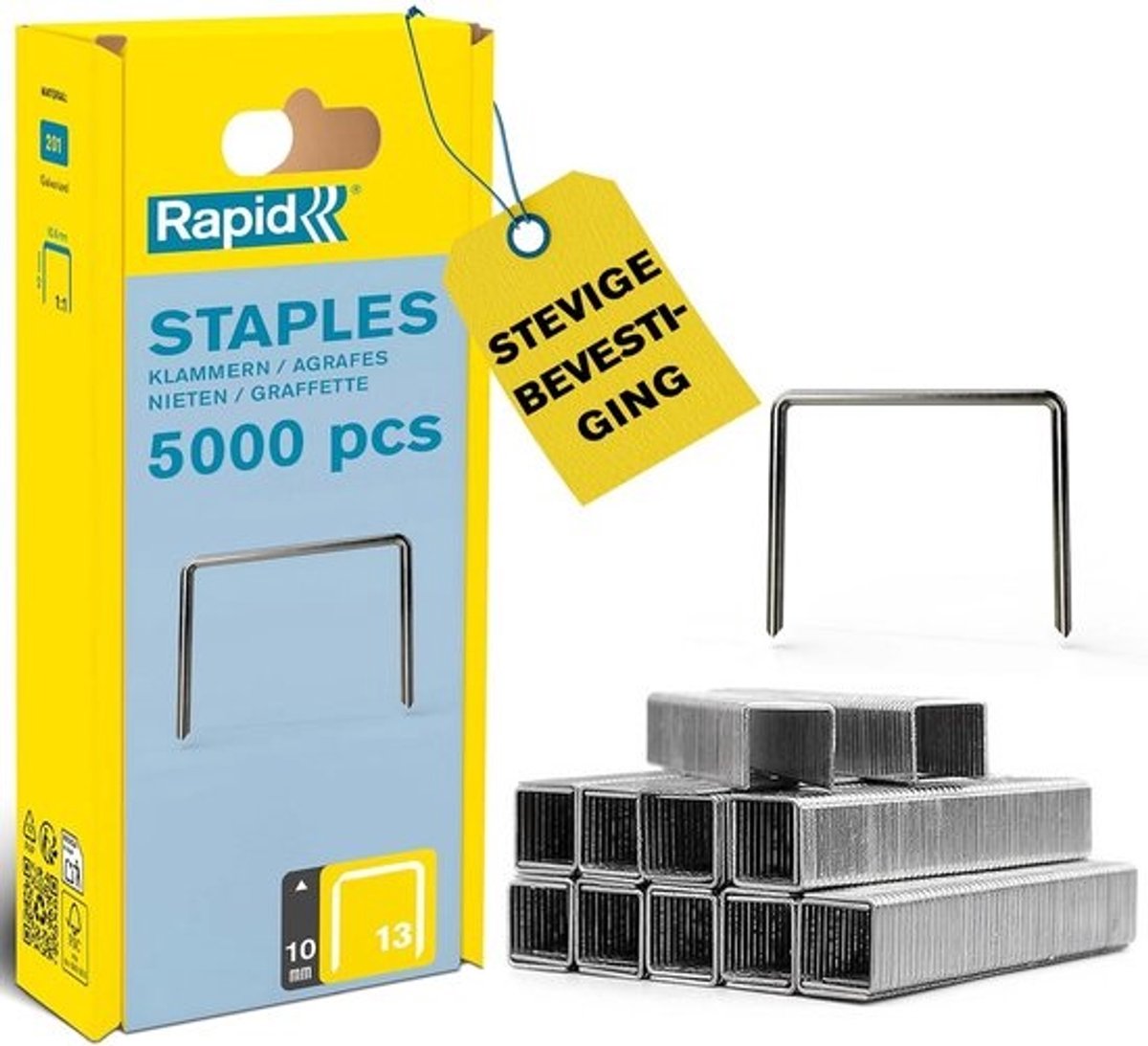 10mm Type 13 Dundraadnietjes voor Tacker - 5000 Stuks in Handige Box