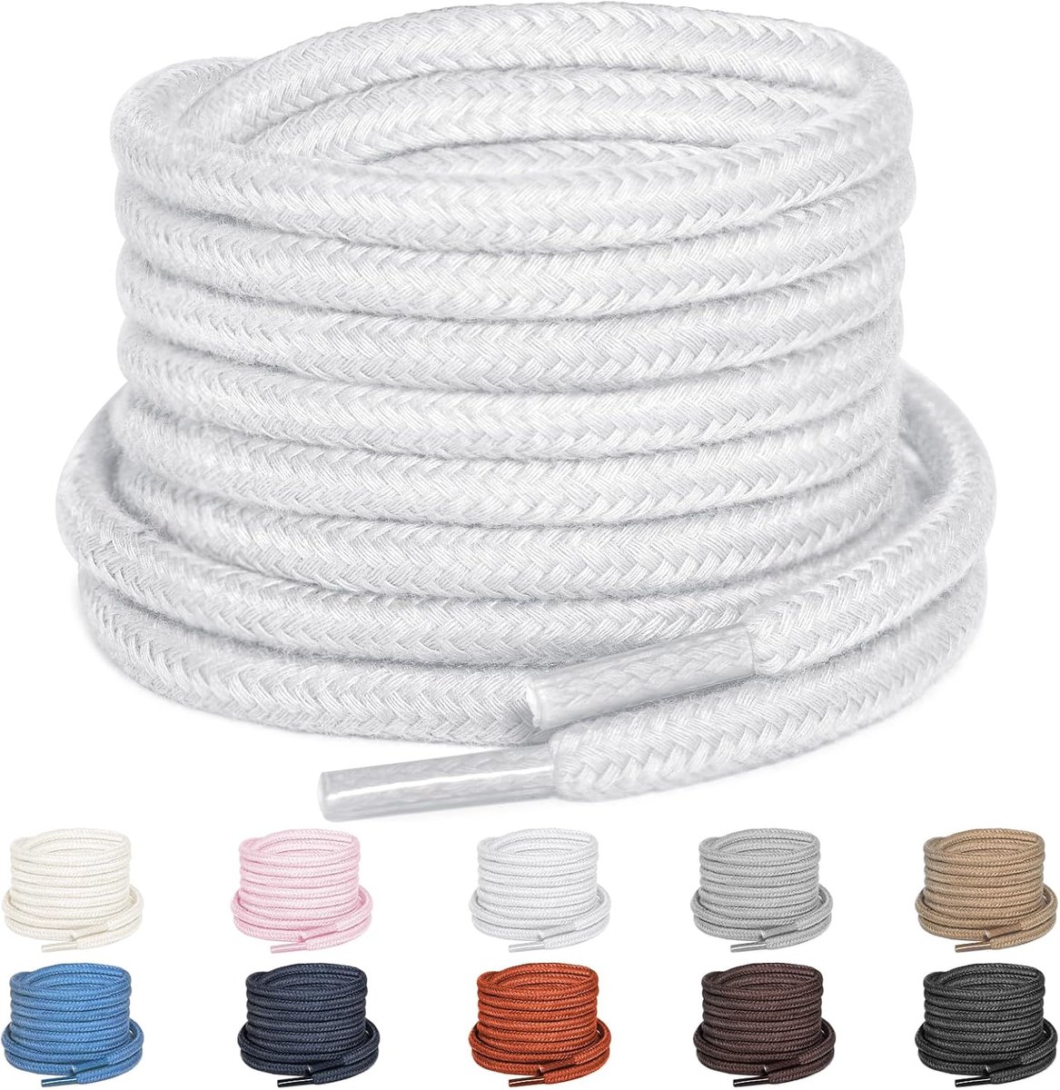 Schoenveters voor Sneakers, 3/16 ''Antislip Schoenveters Vervanging Snaren voor Atletische Laarzen