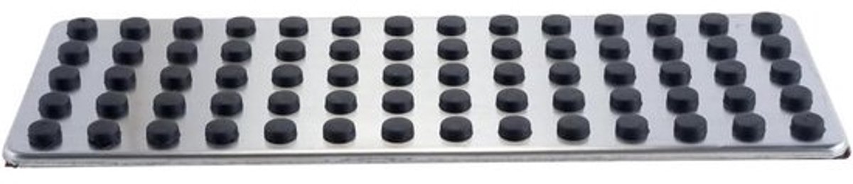 Pedaalhoes Voetsteun - Auto Accessoire - Sportief Rijden - Antislip Oppervlak - 24 x 9 x 8 cm - Zilver