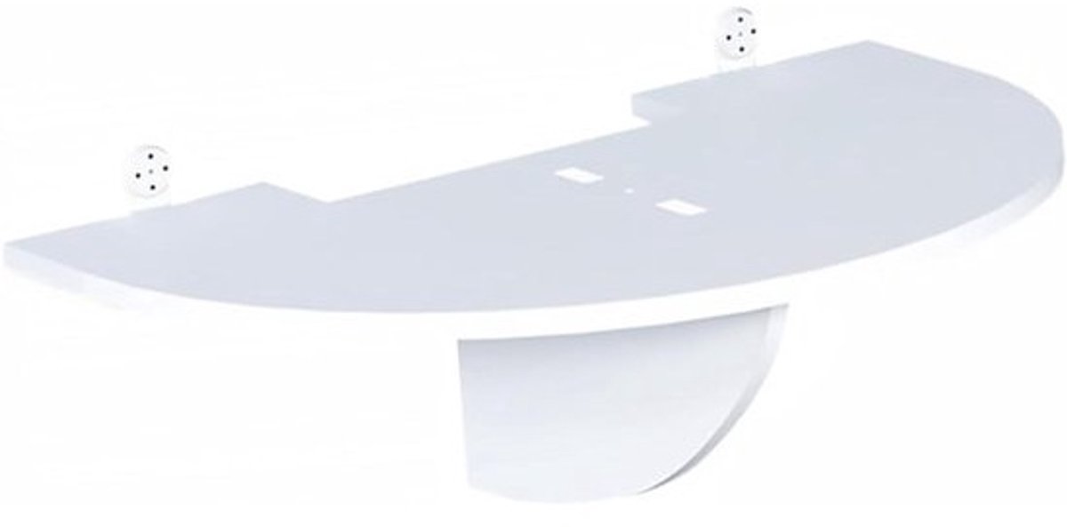 Projector Plank - Streaming Opberger - Apparaten Ophangen - Spijkervrij Ontwerp - 36x19x13CM - Wit