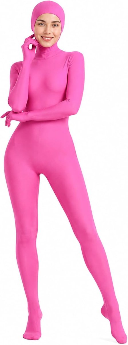 Eendelig voor dames en heren, uniseks kostuum, verkleding voor carnaval, volwassenen, Halloween, carnaval en cosplay, met open gezicht