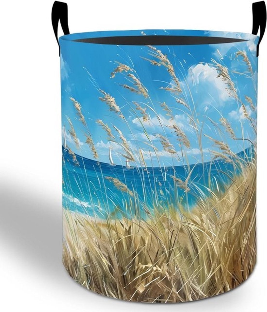 Wasmand - Kledingmand Opbergmand - Kleding Opbergen - Waterdicht Oxford Doek - 40 x 50 cm - Bedrukt