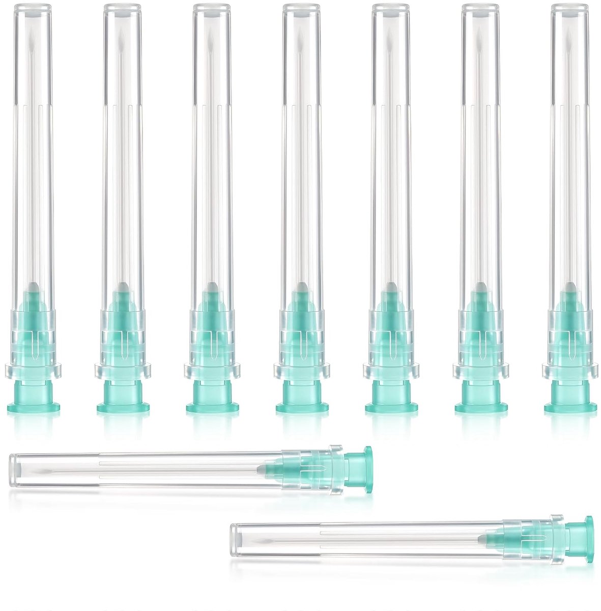 100 stuks roestvrijstalen doseeraccessoires, afzonderlijk verpakt (24G 25mm