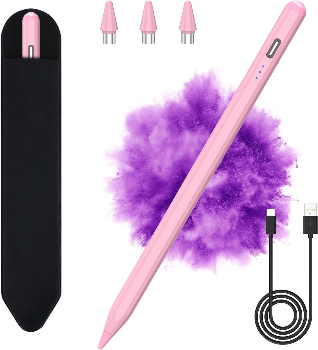 Pen voor Android Stylus Pen voor Samsung/Huawei/Vivo/Mi Tablets & Mobiele Telefoons (Roze)