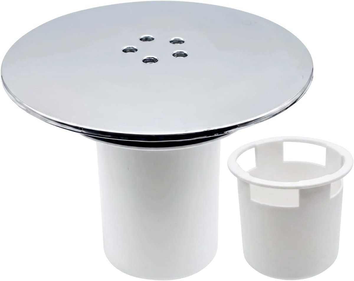 Badkamer afvoerstop 11,5 × 11,5 × 7,2 cm afvoerzeef doucheafvoer