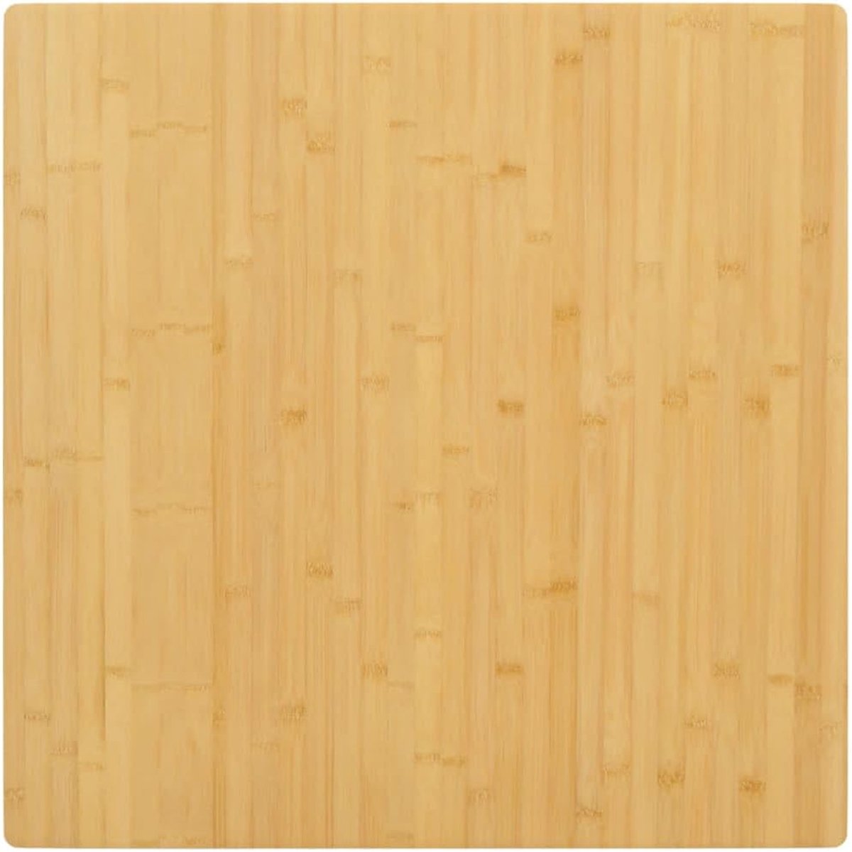 Tafelblad, vervangend tafelblad, bamboe plaat voor salontafel, eettafel, eetkamertafel, 80 x 80 x 2,5 cm