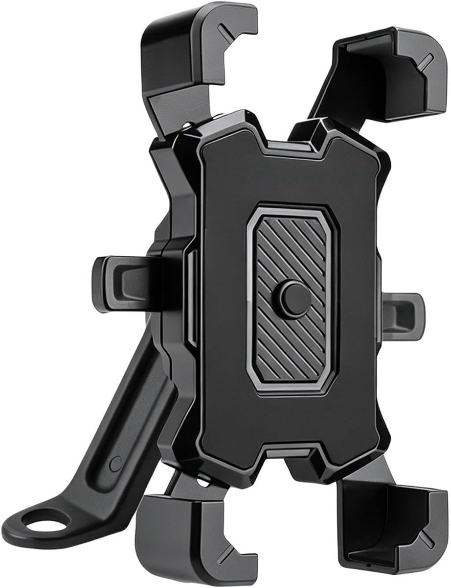 telefoonhouder voor fiets, 4,5-7,2 inch, telefoonhouder fiets voor 8 mm stuur en achteruitkijkspiegelmontage, mobiele telefoonhouder fietsstuur met 360° rotatie, schroeven