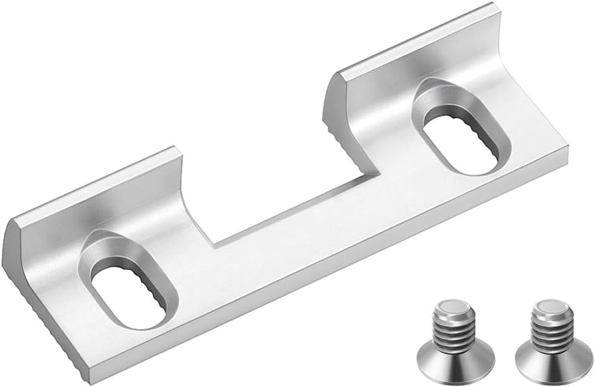 Type 115 reserveonderdeel voor slagplaten, 46 x 14,4 x 9 mm verstelbaar slagplaat-reserveonderdeel, 32 mm schroefgatafstandsschroef voor standaard vergrendelingsplaat