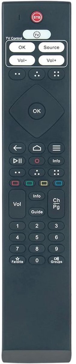 IR Remote Control Replacement for Formuler 4K Media Receivers