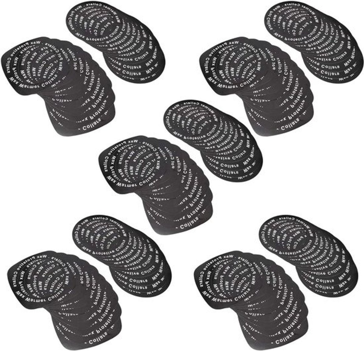 Waxverwarmer Ringen - Beschermpapier Pot - Ontharingssessies - Dubbele Vorm - 100 Stuks - Wit