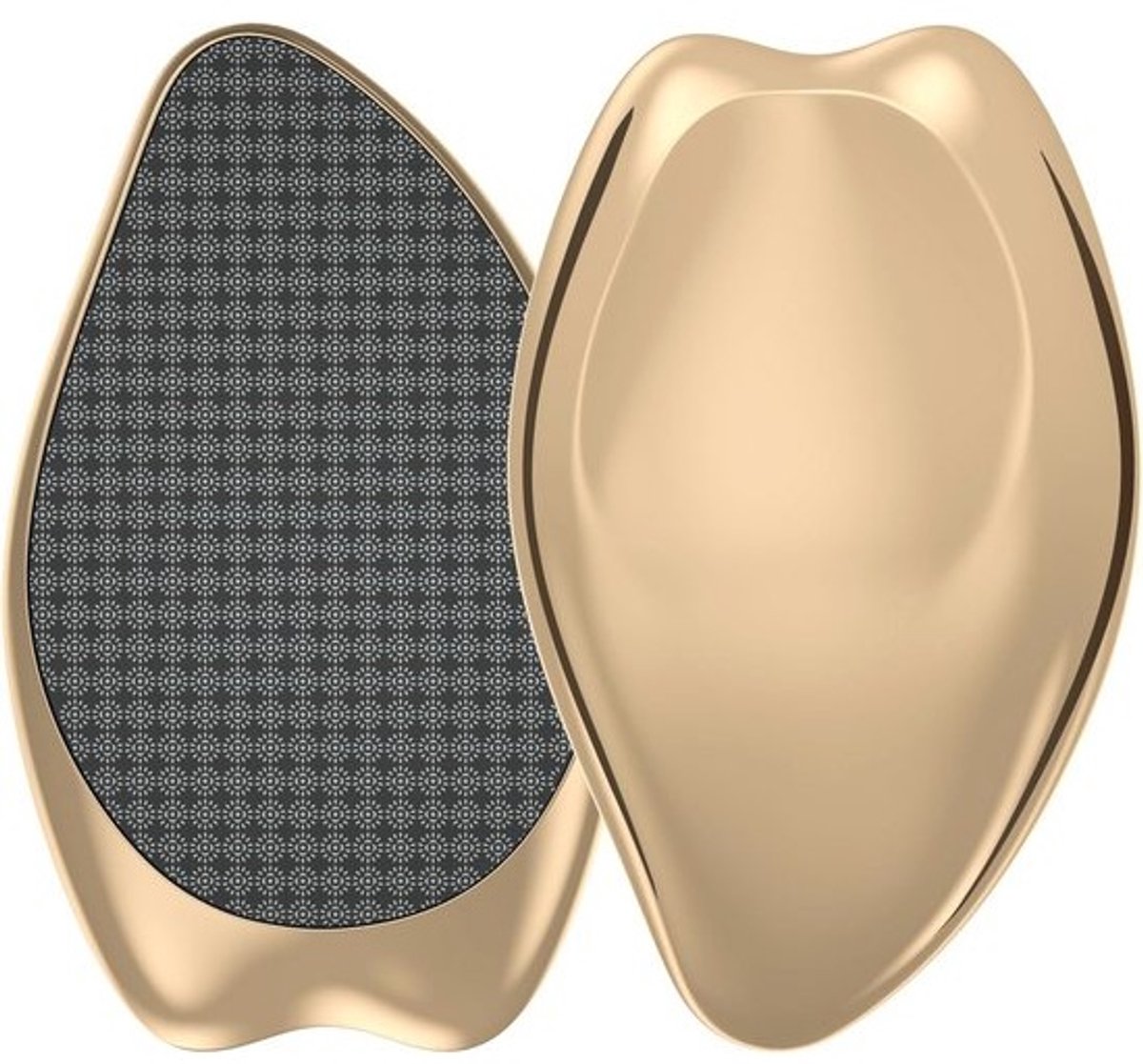Voor Voetvijl - 2-in-1 Nano Glass - Voetvijl Eeltverwijderaar Set - Eeltrasp - Eeltvijl - Voetverzorging - Eeltschaaf - Rasp - Voor Natte En Droge Voeten - Likdoorn - Eksteroog - Pedicure - Professionele Eeltverwijderaar - Verwijder Dode Huid - Goud