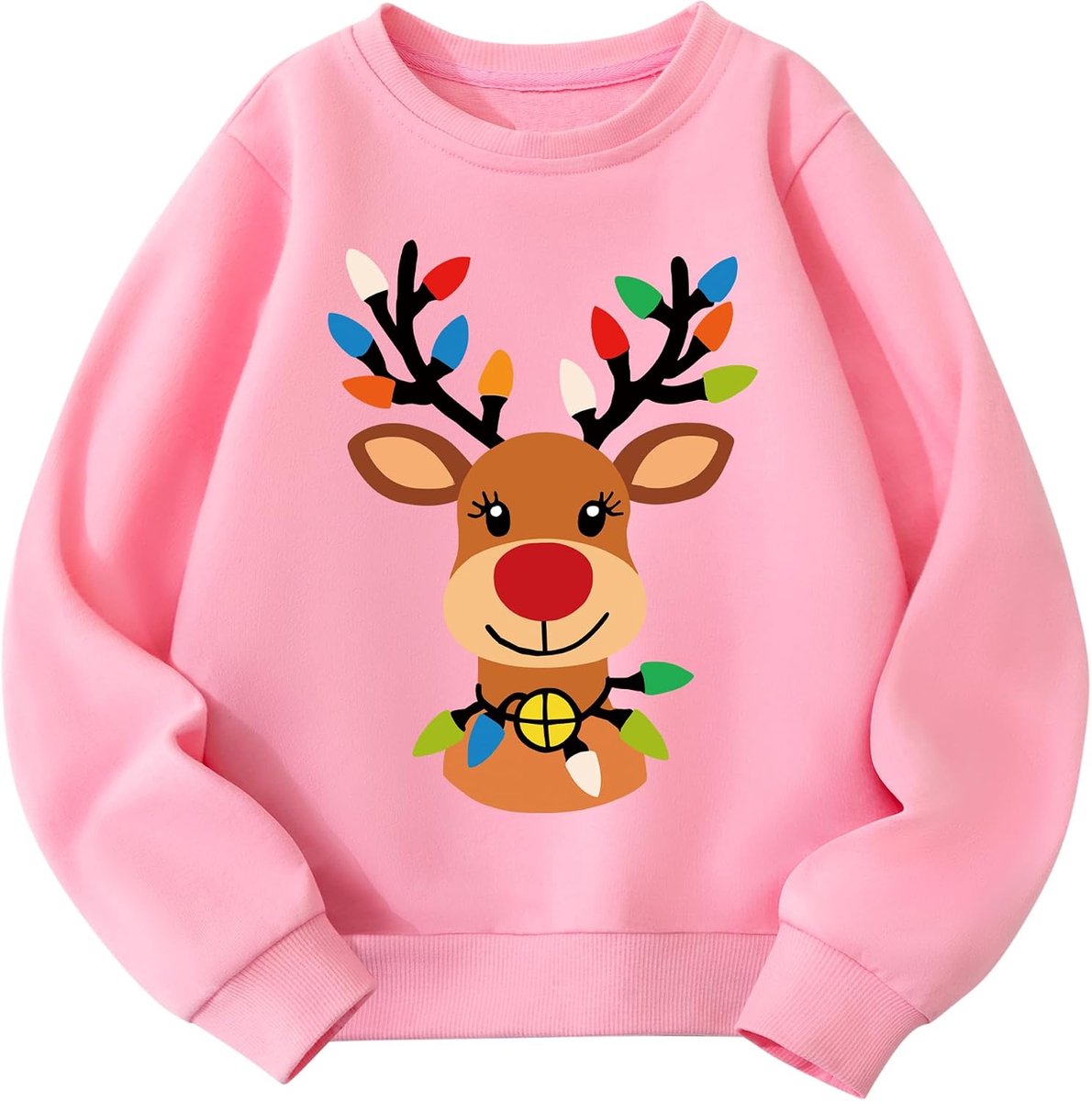 Sweatshirt Meisjes Ronde Hals Sweater Meisjes Katoen Casual Pullover voor Kinderen Herfst Winter Kinderkleding Leeftijd 2-8 Jaar