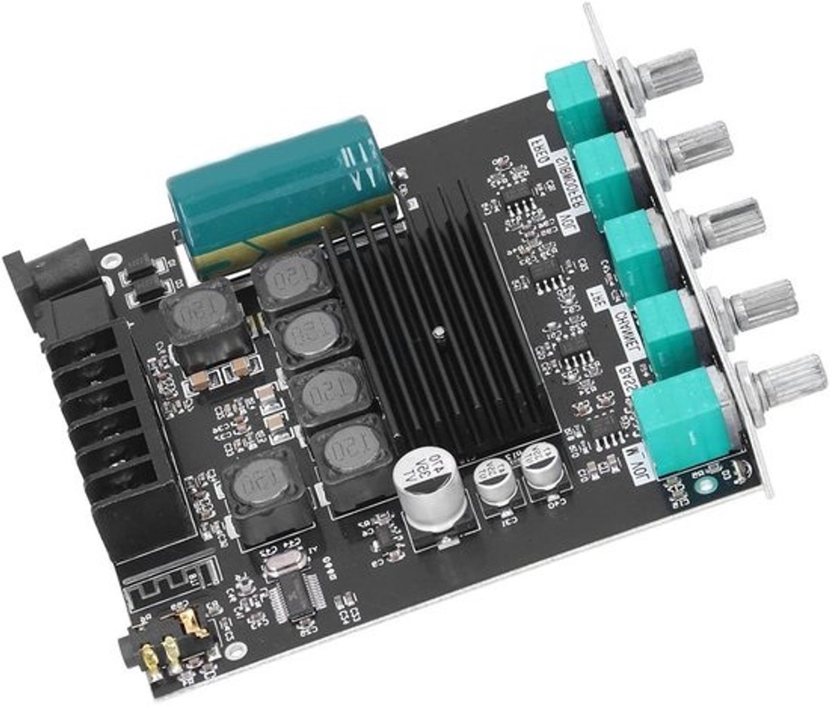 Audio Versterkerbord - Subwoofer Power Board - Thuisbioscoop Geluid - 2.1 Kanaal Kracht - 13 x 11 x 5 cm