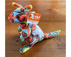 Knuffel Kangoeroe, hoogte 17cm