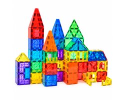 Magna Minds - Magnetic Tiles - Magnetisch Speelgoed - 32 stuks - Constructie speelgoed - Magnetische tegels - Montessori speelgoed - Magnetic toys - Magnetische bouwstenen - Speelgoed Kinderen