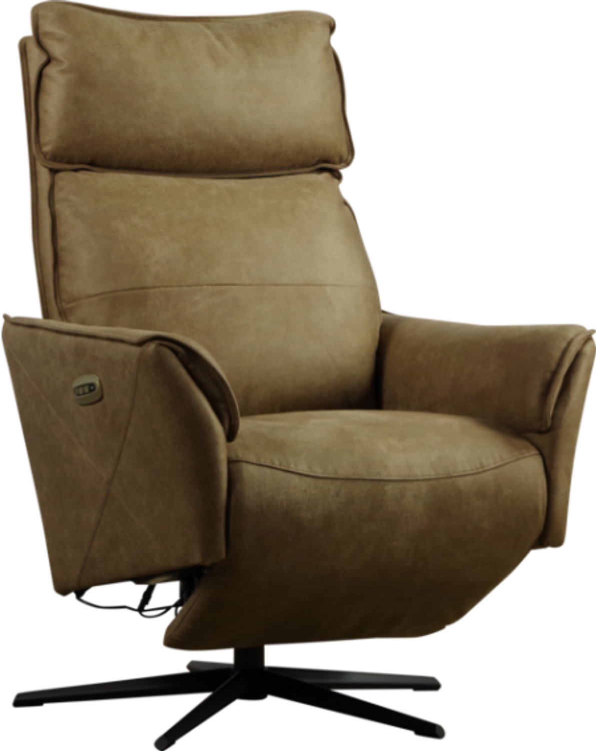 Meubelplaats Elektrische relaxfauteuil Toon - Bull Liver 10 - 2 motoren en accu